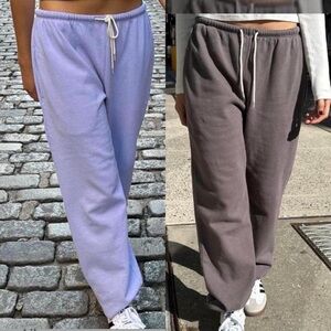 Brandy Melville Rosa sweatpants bundle